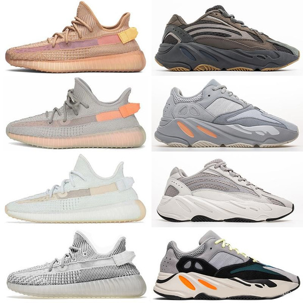 Designer Men Women Run Sport Kanye West Shoes Clay Hyperspace Ture Form Trfrm Sneaker Geode Inertia Wave Runner Mauve Static Lace Reflective