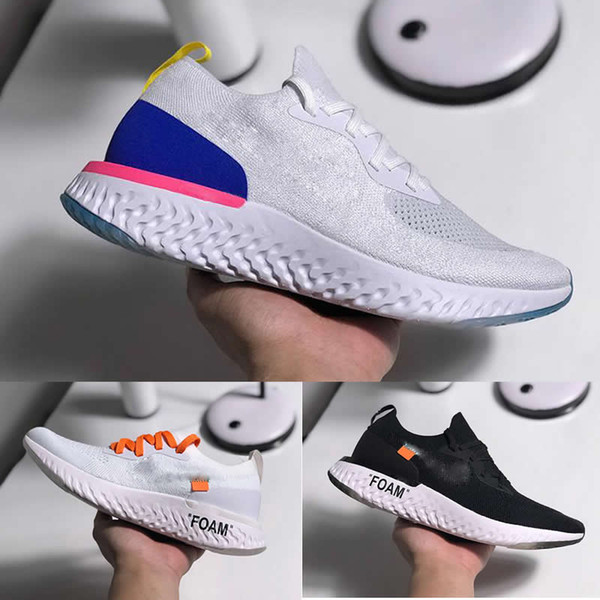 Epic React Running Shoes off Women Go Fly Athletic Walking Outdoor Sneaker Mens FOAM White causal Sports Shoes unisex designer shoes EU36-45