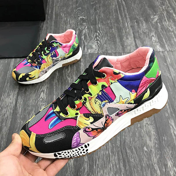 new men's sports shoes, superstar fashion dress tennis shoes, luxury ladies running shoes arena shoes with micro-label original box wms