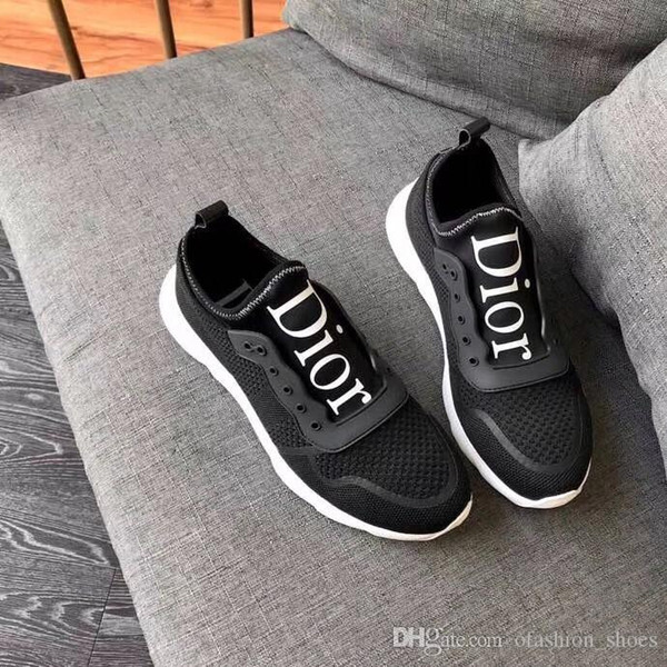 Luxury Designer Men Women Sneakers Ladies girls Leather Flange Wrap Casual Shoes Classic Balck Pure White men women shoes