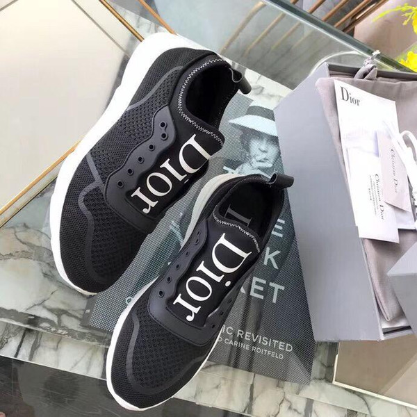 top quality Luxury Designer Men Women Sneakers Ladies girls Leather Flange Wrap Casual Shoes Classic Balck Pure White brand men women shoes