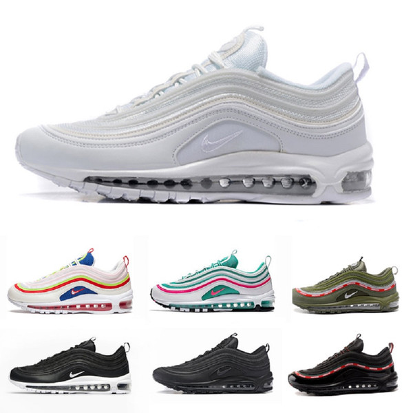 2019 Ultra 97 OG Yellow White Running Shoes 97s Sean Wotherspoon Undefeated Women maxes Sports Designer air Mens Womens Trainers Sneakers