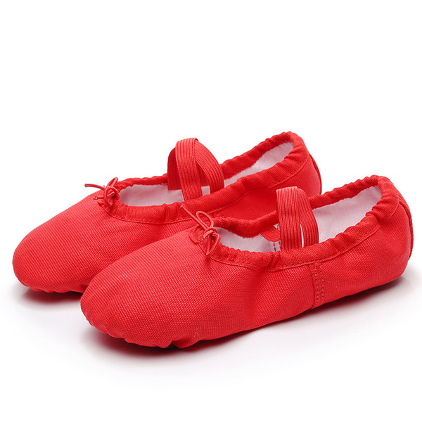 Yoga Flats Arts Examination Ballet Dancing Shoes School Girls Women Ladies Female Kids Children Performance Big Size22-44 Soft Sneakers