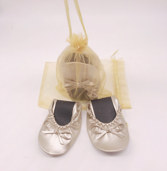 2019 New fashion lady after party ballet flat matching bag for sale