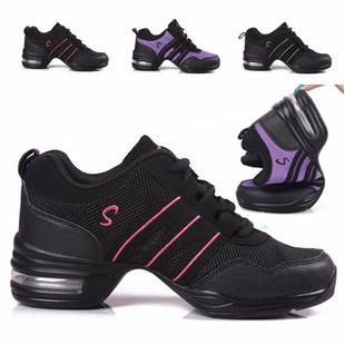 Dancing Shoes Sports Feature Modern Dance Jazz soft Outsole Breath Dance Shoes Sneakers For Woman Practice Shoes