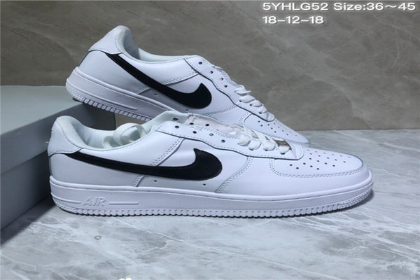 Original brand af1 fashion men women Casual sakte shoes air force 1 07 low white black mens designer sneakers Trainers shoes Indoor training