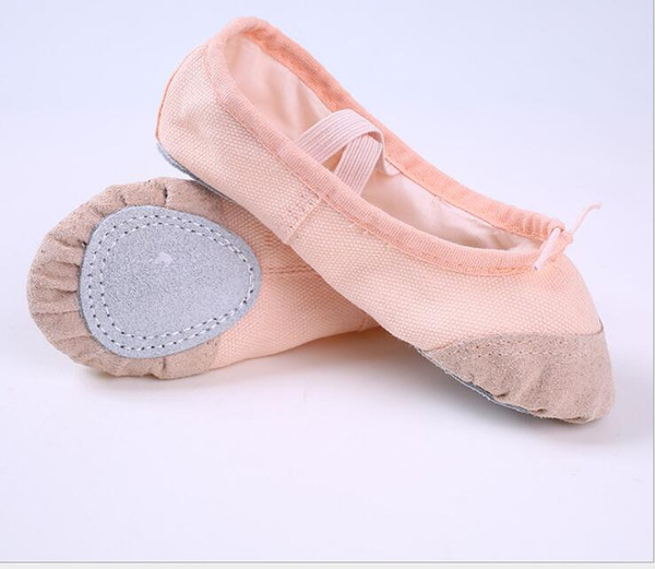 free shoping !Big Kids Ballet Dancing Shoes Children's Ballet Dancing Shoes Canvas Soft Sole Leather Head Shoes 5 Colors Free Fast Shipping