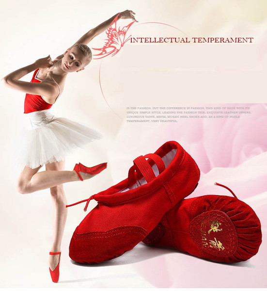 Soft bottom female practice shoes school students ballet cat claw dance adult yoga body shoes Ballet shoes. Balanced, lightweight