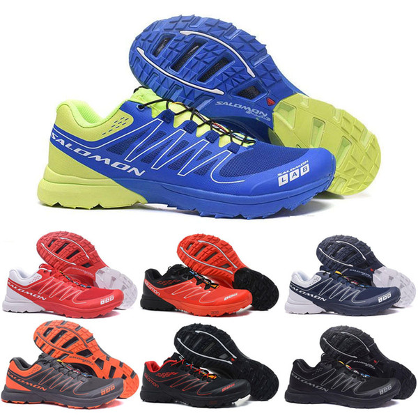 Hot S-Lab Speed Cross CS Running Shoes Men Triple SpeedCross Outdoor Hiking Sport Sneaker Blue Designer Athletic Shoes Size 40-46