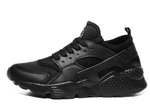 2019 Brand Huarache Run 1.0 4.0 Stripe Black Grey Bronzine Running Shoes New Men Women Designer Sport Sneakers Size 36-44