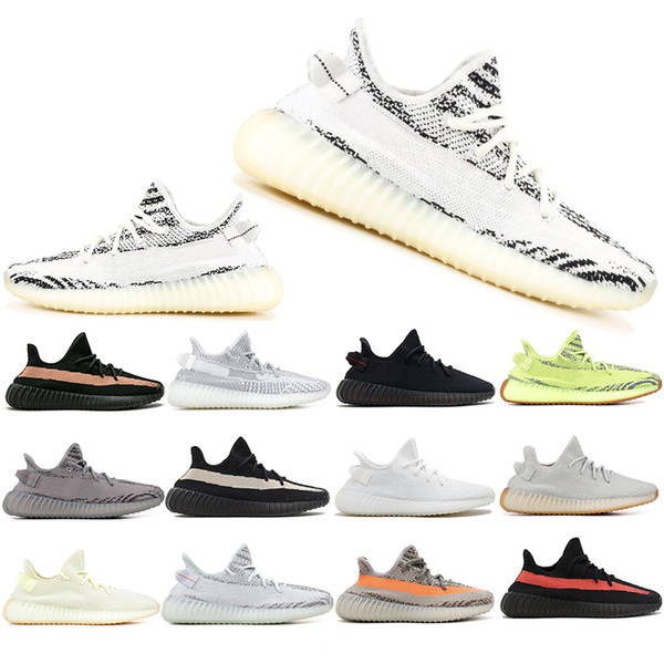 New Classic 350 V2 Men Running Shoes Zebra Static Semi Frozen Yellow Black Bred Cream White Sesame Designer Shoe Women Sports Sneakers 36-45