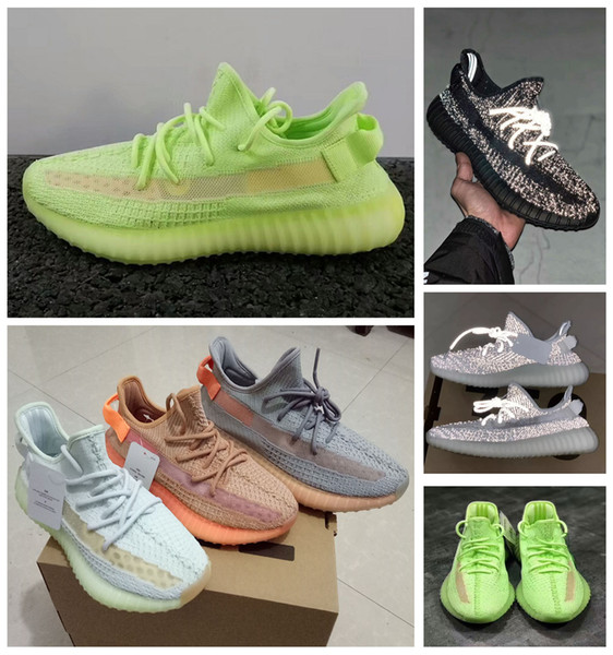 (Stock X tag ) EF2905 V2 Static Kanye west men women tip quality designer casual running shoes size36~46