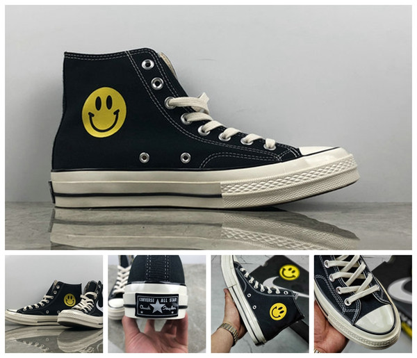 2019 new Chinatown Market Converse All Stars Shoes Chuck 1970S Canvas Women Men designer Smile Face casual running Casual Sneakers 35-44