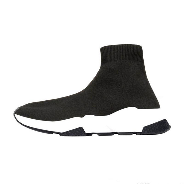 hot!! 2019 Designer Shoes Luxury Brand Speed trainer white Red bule Triple Black white Flat Fashion Socks shoes sports Sneaker