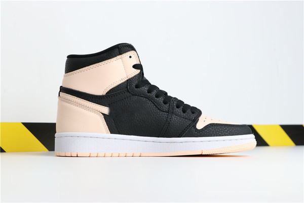 2019 Release Originals 1 High OG Crimson Tint 1S sport Shoes For Men Women Sports Sneakers With Box 555088-081 size 5.5~12