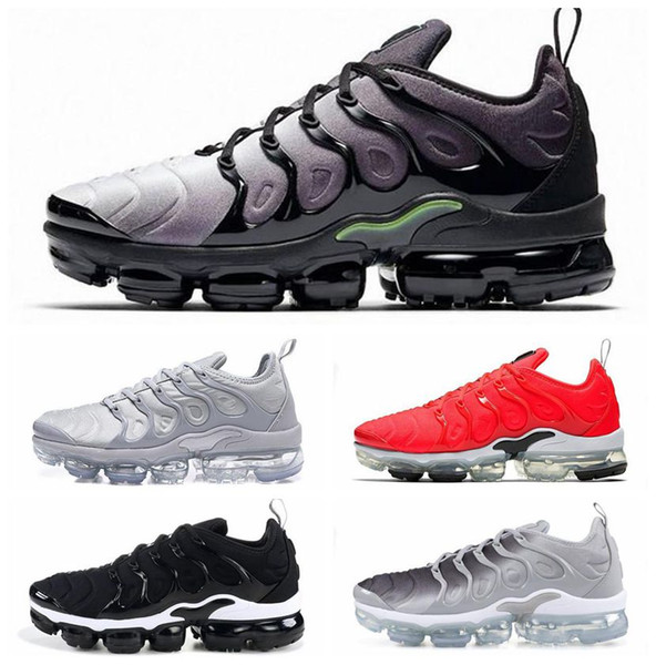 2019 TN Plus Running Shoes Men Women Grape Black Speed Red White Game Royal Anthracite Ultra White Black Designer Sneakers 36-45