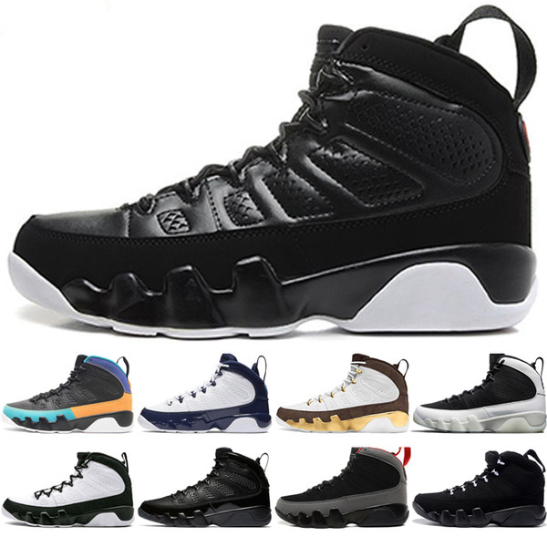 With Box New 9 9s Dream It Do It UNC Mop Melo Mens Basketball Shoes LA OG Space Jam men Bred All Black 2010 Release sports sneakers designer