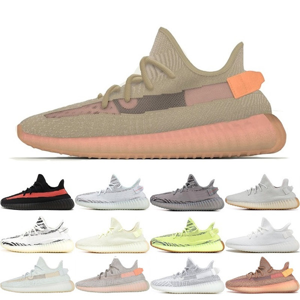 Cheap Kanye West V2 Static shoes for men women BELUGA bred ZEBRA cream BUTTER SESAME BLUE TINT mens trainer breathable mens