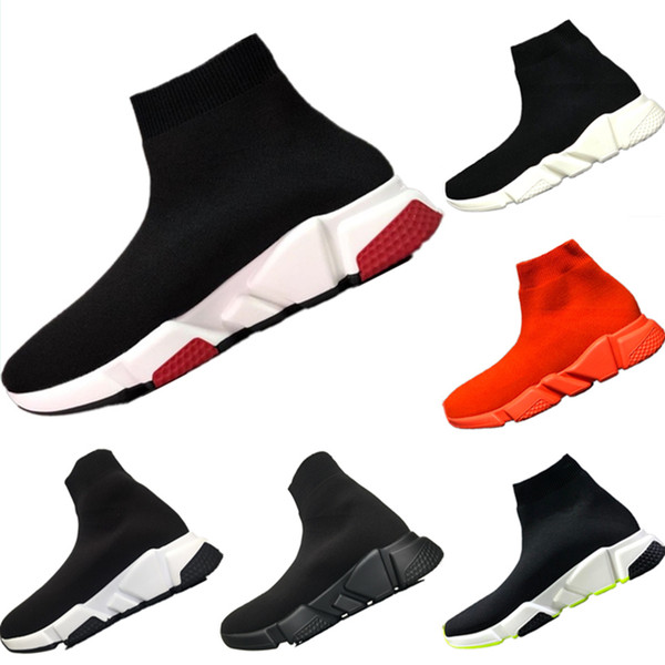 2019 BB Speed Stretch Knit Breathable High Top Sports Shoes BB Speed Mix EVA Cushioning Motorcycle Boots Eur:36-46