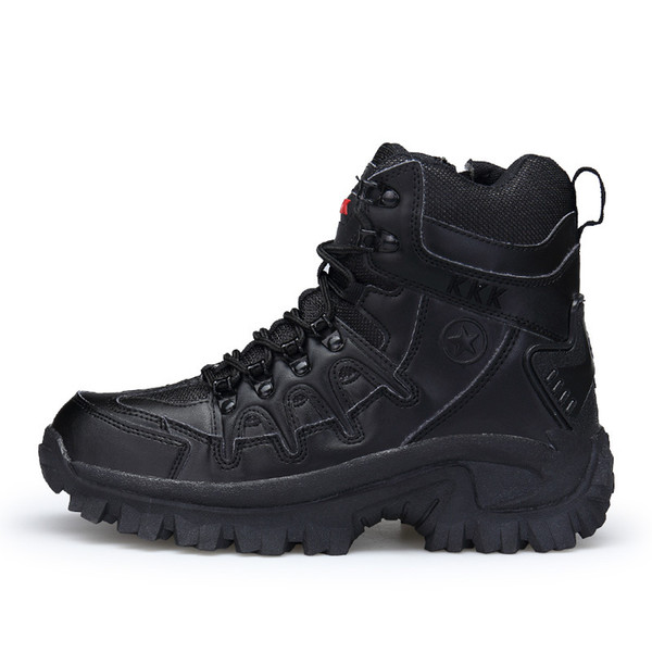 Spring and Autumn New Cross-border Trade Explosion High Help Outdoor Combat Boots Wear-resistant and Strong Army Boots Male Off-road Me