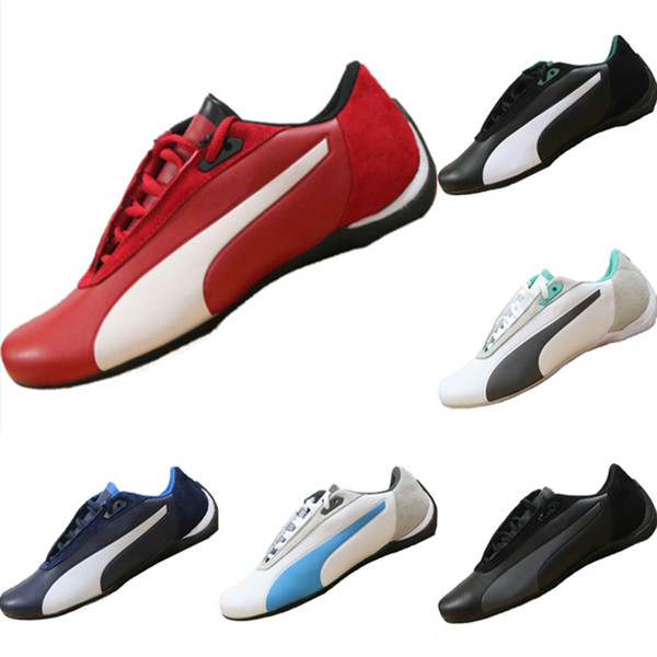 With Box 2019 Future Cat SF All Leather Splicing Motorsport Shoes AMG Petronas Formula One Team Mix RB Casual Kart Sneakers