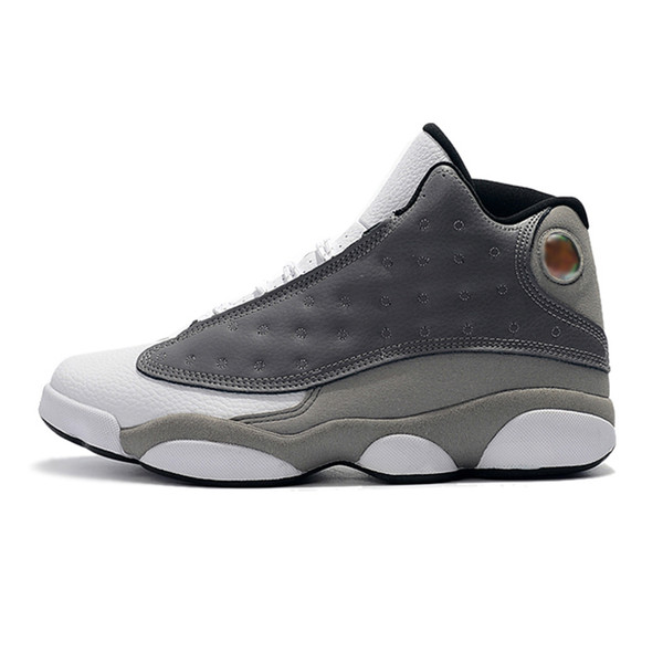 2019 New Jumpman 13 Atmosphere Grey Graffiti Men Basketball Shoes Sneakers 2019 New Release 13s Grey White Sports Trainers Designers 40-47s