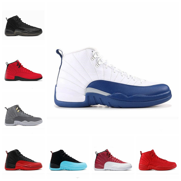 New 12 12s men Basketball Shoes Sneakers black white CNY PLAYOFF THE MASTER Gym red gamma blue 12s mens sports shoes 40-47