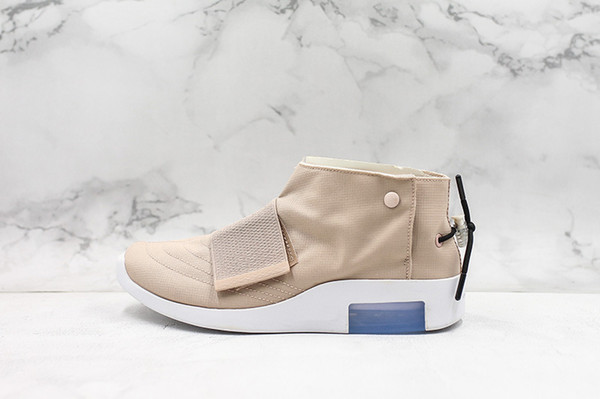 Fear of God 1 Moccasin Particle Beige Women Men Designer Sneakers Zoom laceless Beige Fear of God SA mens Sports Designer Sneaker