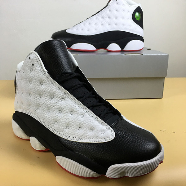 13 GS Men Designer Shoes He Got Game hottest White/Black-True Red Mens Athletic Sports Sneakers 414571-104