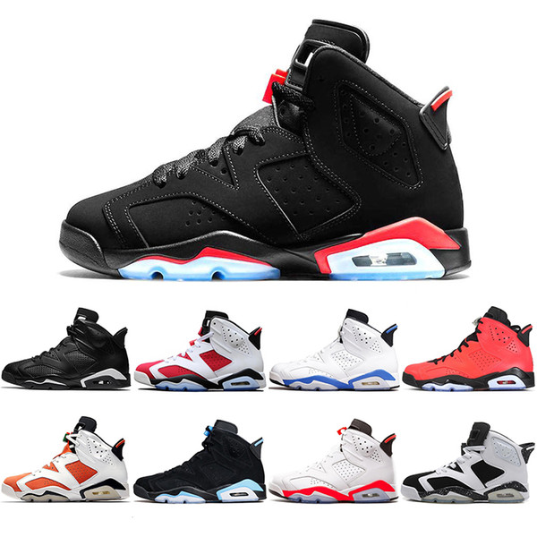 New Arrival 6 6s New Bred Basketball Shoes Jumpman Black Iinfrared Tinker UNC white infared Toro oreo Mens Designer Trainers Sports Sneakers