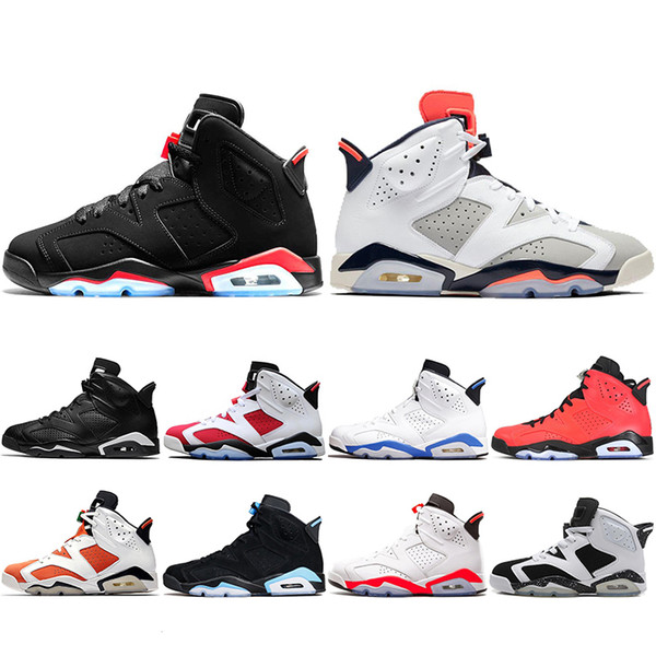 Newest 6 6s New Bred Basketball Shoes 2019 Jumpman Black Iinfrared Tinker UNC white infared Toro oreo Mens Designer Trainers Sport Sneaker