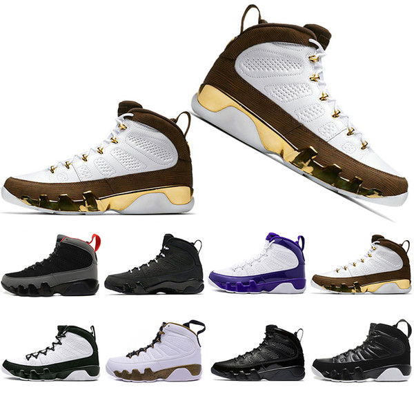 Wholesale New 9 9s basketball shoes Mop Melo Bred IX 2019 Mens space jam Tour Yellow Black Red The Spirit trainers sports Sneakers