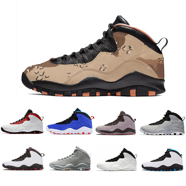 With Box Desert Camo Tinker 10 10s Basketball Shoes 2019 Westbrook Cement Designer Shoe Men Cool Grey Fusion Red Men Sports Sneakers 41-47