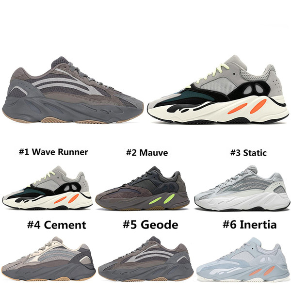 Hot Sale Runner 700 V2 Mens Running Shoes Static Mauve EE9614 Solid Grey B75571 Fashion Sports Women Sports Sneakers Shoes With Box 36-46