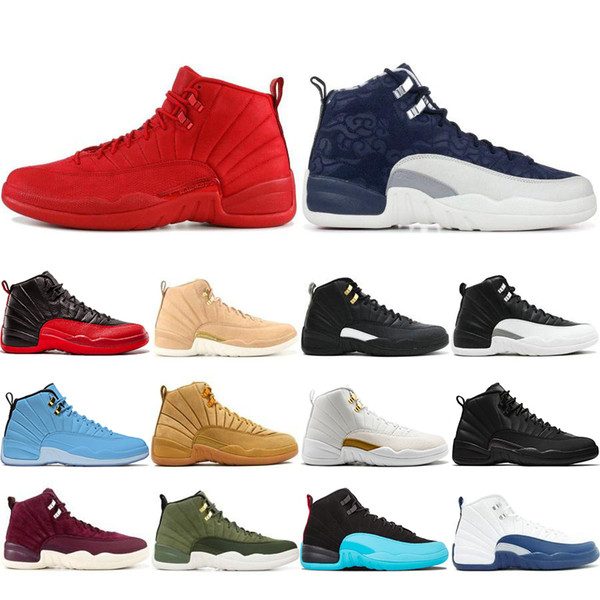 12 12s Mens Basketball Shoes CNY Chinese New Year Michigan Wntr Gym Red NYC OVO Wool XII Designer Shoes Sport Sneakers Trainers 41-47