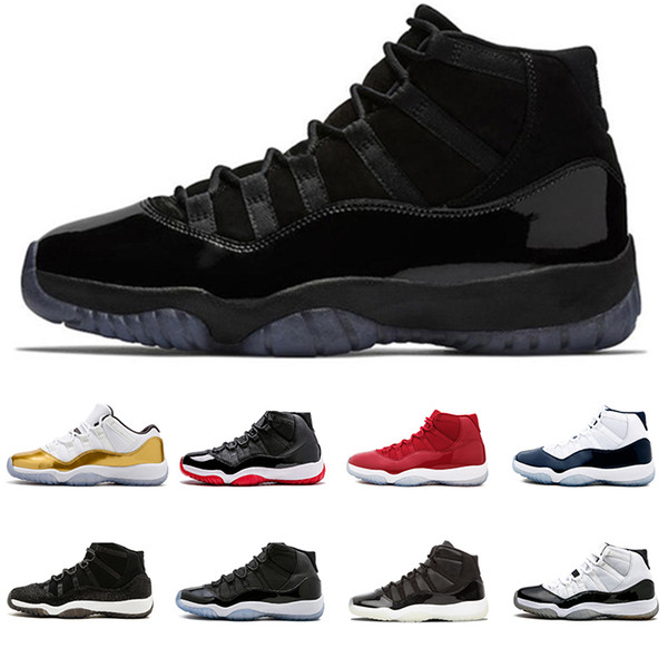 Concord High 45 11 XI 11s Cap and Gown PRM Heiress Gym Red Platinum Tint Space Jams Men Shoes Motorcycle Boots sports Sneakers