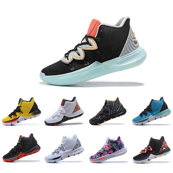 2019 New Irving Limited 5 Men Basketball Shoes 5s Black Magic for Kyrie Chaussures de basket ball Mens Trainers Sneaker Zapatillas 40-46
