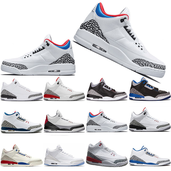 Cheaper New 3 3s Basketball Shoes SEOUL Chlorophy II Katrina Pure White Infrared Tinker Free Throw Line Mens Sports Shoes Designer Sneakers