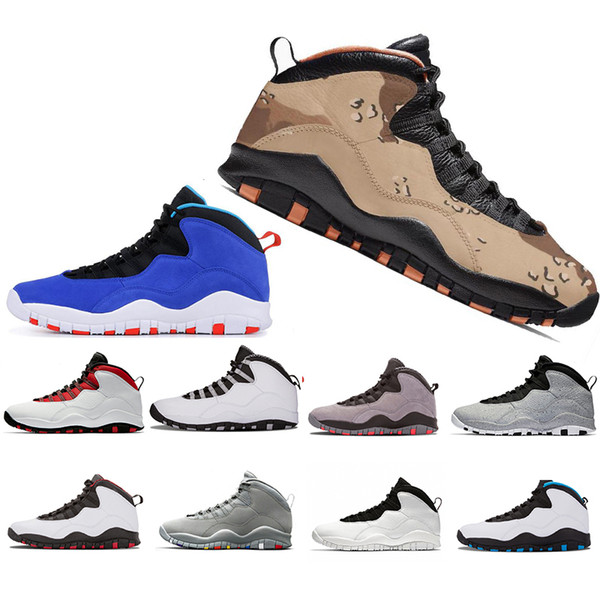 New Arrival Desert Camo 10 10s Mens Basketball Shoes Tinker Westbrook Cement Men Sports Sneakers Cool Grey Fusion Red Drop Shipping 41-47