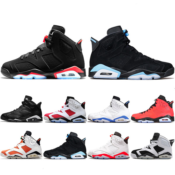 Wholesale Newest 6 6s Mens Basketball Shoes Tinker New Bred UNC Black Cat Maroon Carmine Toro Designer Men Trainer Sports Sneaker Size 41-47