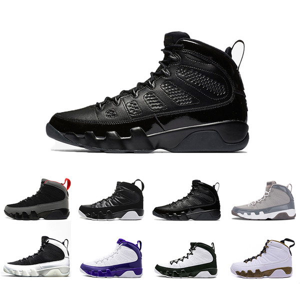 Free Shipping 9 9s Basketball Shoes Mop Melo 2010 RELEASE Bred IX OG space jam The Spirit Lakers PE Trainers sports Sneakers 41-47