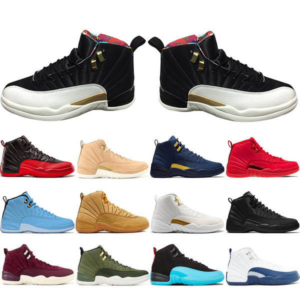 High Quality 12 12s Mens Basketball Shoes CNY Winterized International flight Michigan class of 2003 gym red taxi Sports Trainers Sneakers