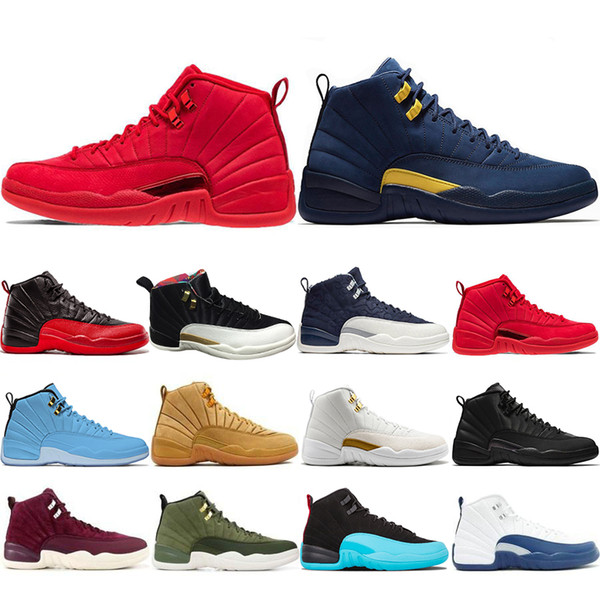 Top Fashion CNY 12 12s Basketball Shoes Winterized International flight Michigan class of 2003 gym red taxi Designer Sport Trainers Sneakers