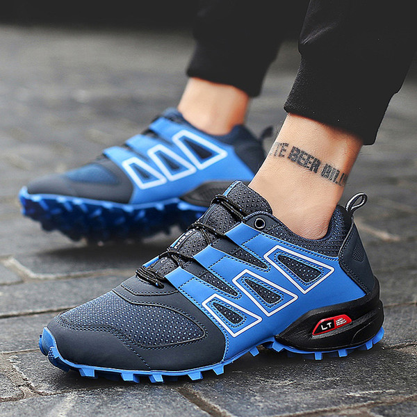 Spring Outdoor Shoes Non-slip Korean Version of Cross-country Running Shoes Wearing Hiking Shoes