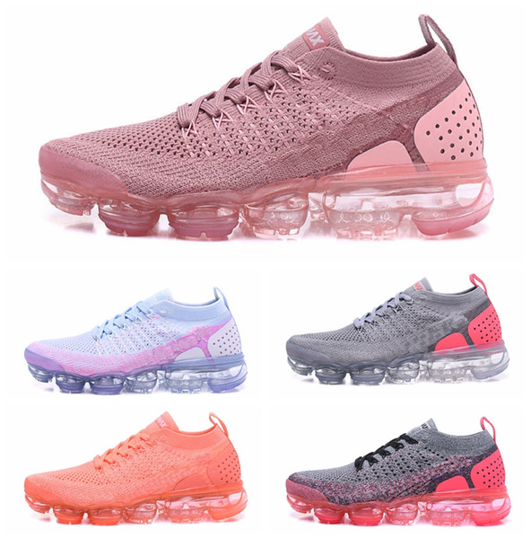 Women shoes 2019 V2 Moc 2 Laceless 2.0 Casual Shoes Triple Sneakers Sports Air cushion Trainers Zapatos size36-40