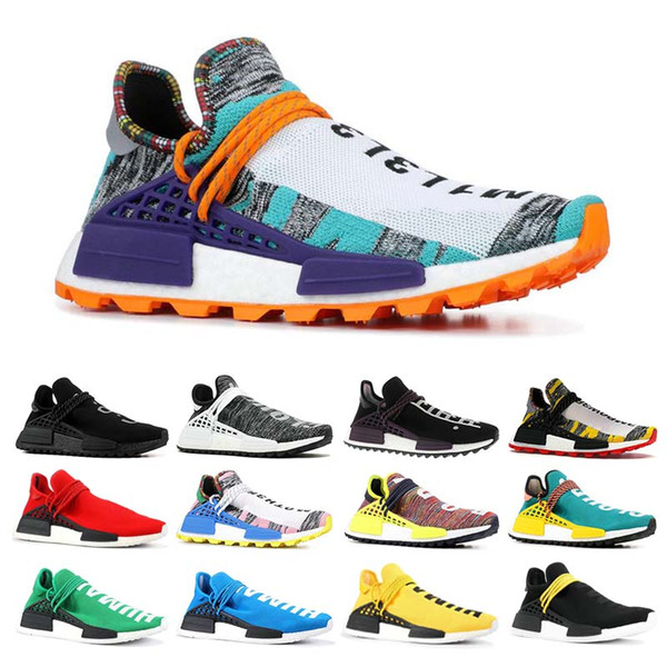 Human Race 3 Mens Designer Running Shoes Men Casual Pharrell Williams 3.0 Women Air Trainer Outdoor Hot Hiking Jogging Sports Sneakers 36-45