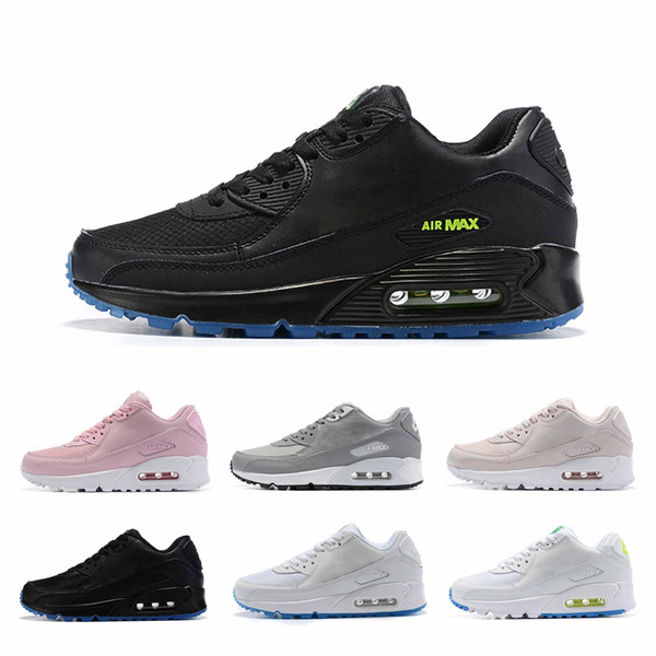 90 Mens Running Designer Shoes Women Casual Air Cushion Outdoor Trainers Lightweight Top Quality Hiking Jogging Sports Sneakers Euro 36-45