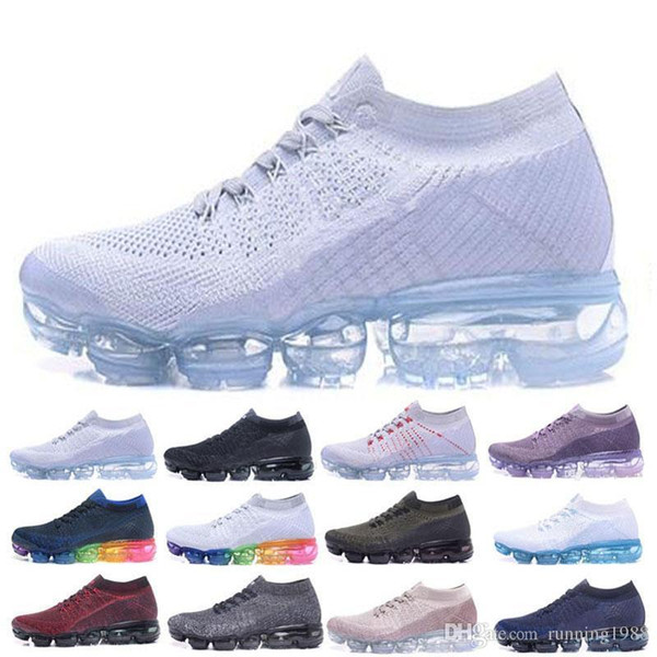 Air Mens Designer Running Shoes 2018 Women Casual Air Cushion Trainers High Quality Outdoor Superstars Hiking Jogging Sports Sneakers 36-45