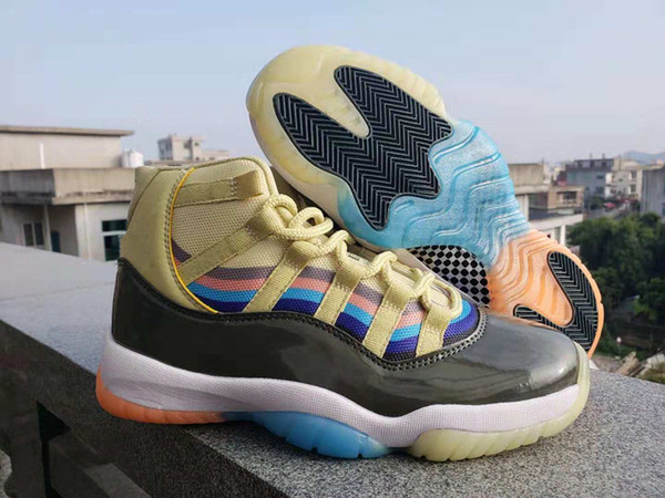 2019 A A new color leather net one first generation sneakers rubber outsole soft bottom size 40-46