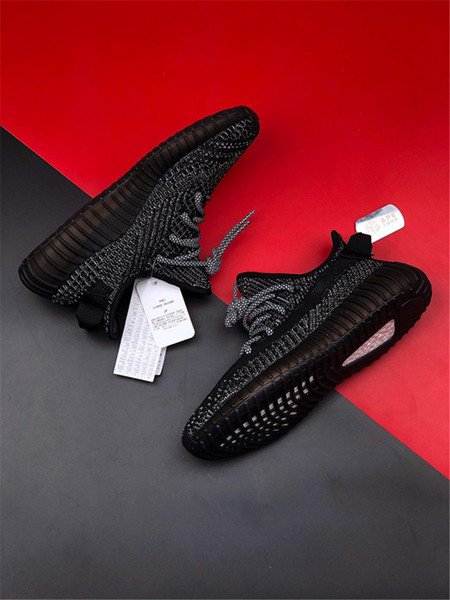 Fully Reflective 350 casual shoes Static Roller Shoes Mens Womens Kanye West V2 Static Designer Shoes Boots Size US5-11